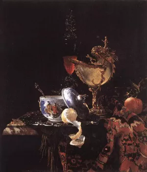Still-Life with a Nautilus Cup by Willem Kalf Oil Painting