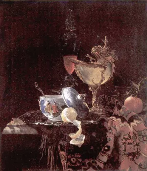 Still Life with Nautilus Cup by Willem Kalf Oil Painting