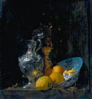 Still Life with Silver Jug by Willem Kalf Oil Painting