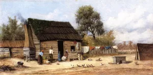 Cabin in the South by William Aiken Walker Oil Painting