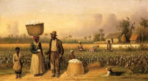Cotton Pickers by William Aiken Walker Oil Painting
