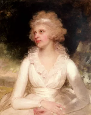 Portrait of Sophia Anne Raymond-Barker by William Beechey Oil Painting