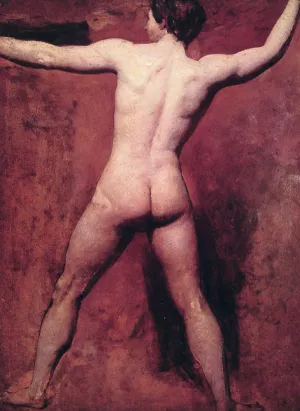 Academic Male Nude by William Etty Oil Painting