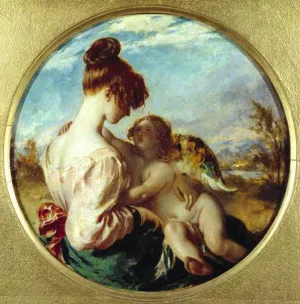 The Dangerous Playmate by William Etty Oil Painting