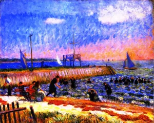 Bathers, Bellport, No. 1 by William Glackens Oil Painting