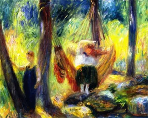 The Hammock by William Glackens Oil Painting