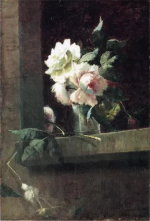 Italian Roses by William Henry Hilliard Oil Painting