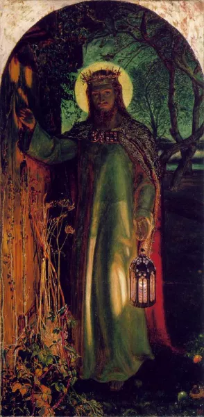 The Light of the World by William Holman Hunt Oil Painting