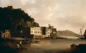 View of the Bay of Naples from Posillipo by William Marlow Oil Painting