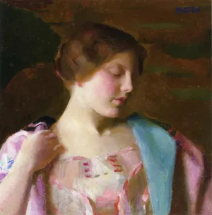Study for Bellissima by William Mcgregor Paxton Oil Painting