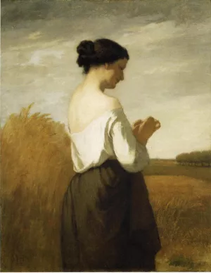 La Marguerite by William Morris Hunt Oil Painting