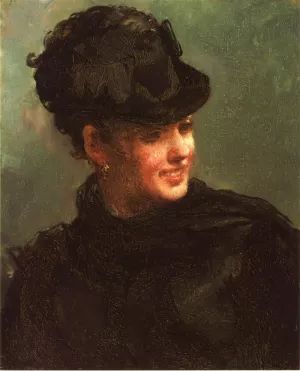 Portrait of Emily Tuckerman by William Morris Hunt Oil Painting