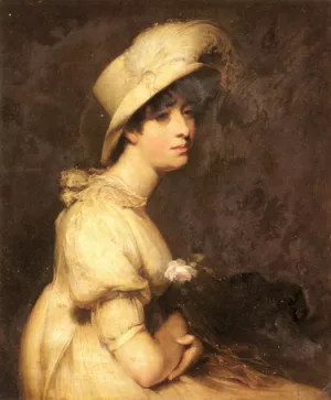 Portrait Of Dorothy Westmacott by William Owen Oil Painting