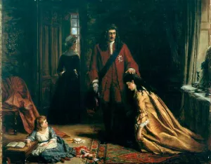 An Incident in the Life of Lady Mary Wortley Montague by William Powell Frith Oil Painting