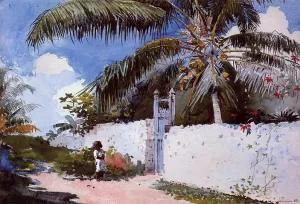 A Garden in Nassau Oil painting by Winslow Homer