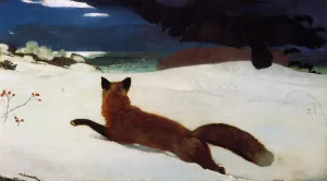 Fox Hunt by Winslow Homer Oil Painting