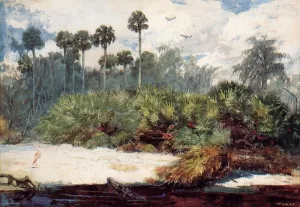 In a Florida Jungle by Winslow Homer Oil Painting