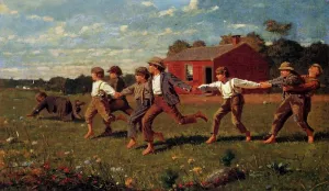 Snap the Whip by Winslow Homer Oil Painting
