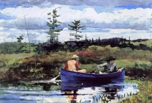 The Blue Boat by Winslow Homer Oil Painting