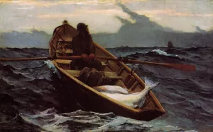 The Fog Warning Oil painting by Winslow Homer