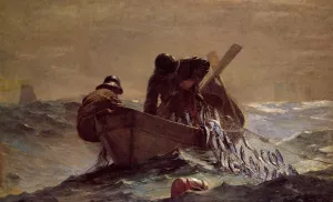 The Herring Net by Winslow Homer Oil Painting