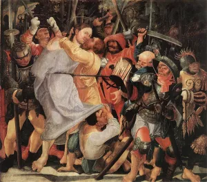 The Capture of Christ by Wolfgang Huber Oil Painting